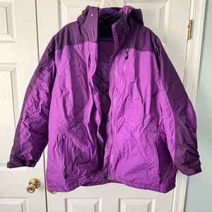 L.L. Bean Women's Purple Nylon Jacket